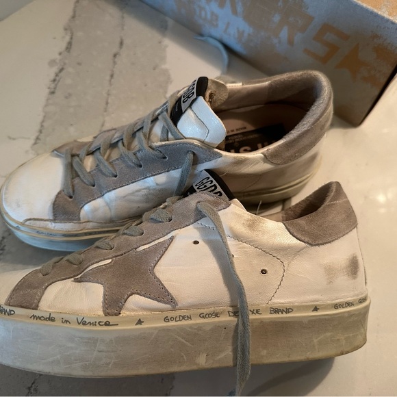 Golden Goose Hi-Star shoe size 7.  Box and Dust Bag - Picture 6 of 15